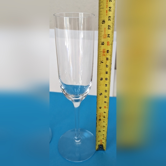 COPY 2nd set- Tiffany & Co Crystal Champagne Flutes - Picture 6 of 6